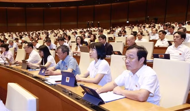 第十五届国会第五次会议：解决公共投资资金分配和到位缓慢问题 ảnh 1