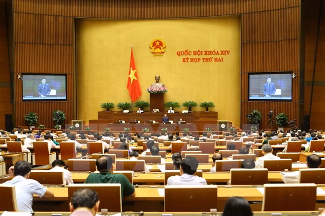 越南第十四届国会第二次会议发表第5号公报 ảnh 1 越南第十四届国会第二次会议发表第5号公报 ảnh 1