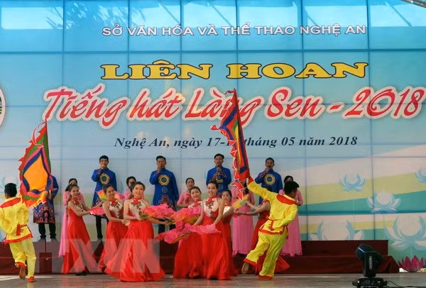 2018年莲花村文化节在乂安省拉开序幕 ảnh 1