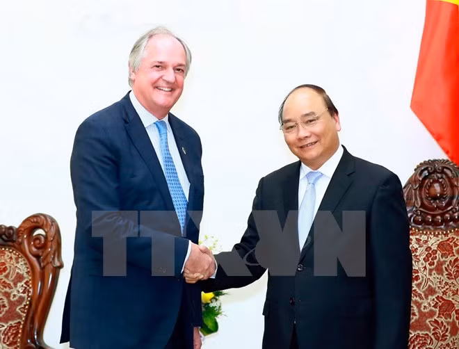 阮春福总理会见联合利华总裁保罗·波尔曼 ảnh 1
