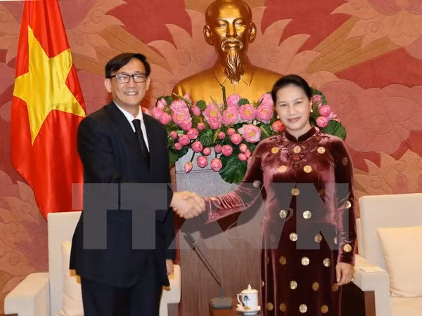 国会主席阮氏金银会见日本和泰国驻越大使 ảnh 2 国会主席阮氏金银会见日本和泰国驻越大使 ảnh 2