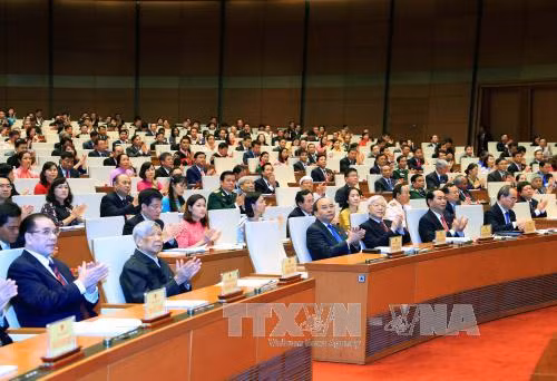 越南第十四届国会第三次会议拉开序幕 ảnh 3
