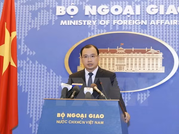越南外交部发言人黎海平:越方反对一切侵犯越南主权的行为 ảnh 1 越南外交部发言人黎海平:越方反对一切侵犯越南主权的行为 ảnh 1