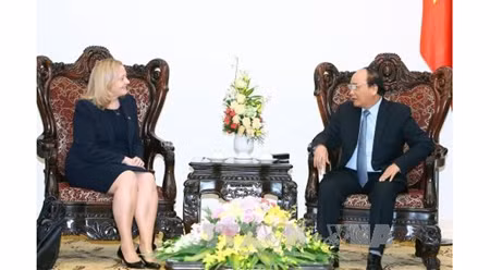 越南政府总理阮春福会见爱尔兰驻越南大使 ảnh 1 越南政府总理阮春福会见爱尔兰驻越南大使 ảnh 1