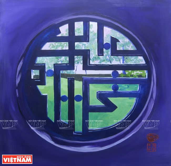 英国画家画中的越南窗口 ảnh 6