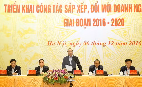 越南政府总理阮春福:大力推动国营企业调整、革新工作进程 ảnh 1 越南政府总理阮春福:大力推动国营企业调整、革新工作进程 ảnh 1