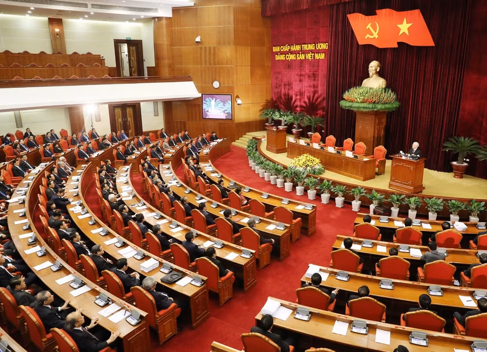 越共十二届中央委员会第六次全体会议落下帷幕 ảnh 1