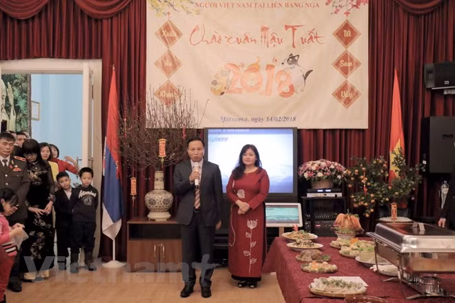 旅居俄罗斯和柬埔寨越南人过年的温馨气氛 ảnh 1 旅居俄罗斯和柬埔寨越南人过年的温馨气氛 ảnh 1