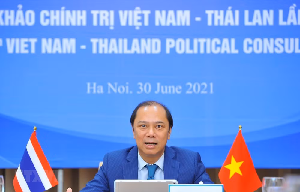 越南与泰国第八次外交部副部长级年度政治磋商以视频方式举行 ảnh 1