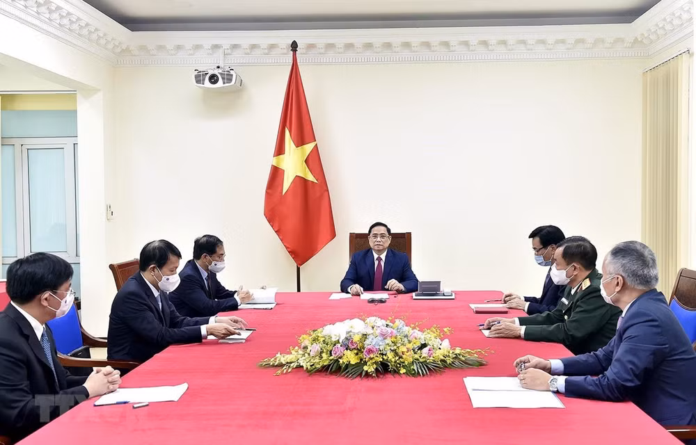 越南政府总理范明政与中国国务院总理李克强通电话 ảnh 1 越南政府总理范明政与中国国务院总理李克强通电话 ảnh 1