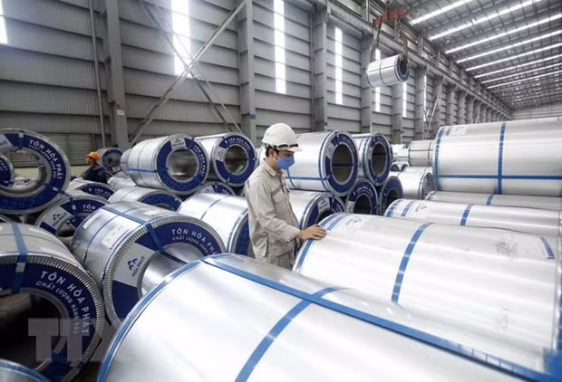 和发集团钢管和镀锌钢对外出口量逾2万吨 ảnh 1