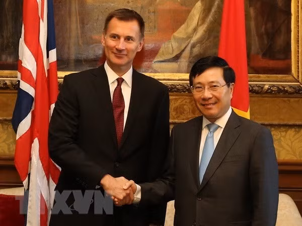 越南英国联合声明 ảnh 1