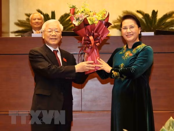各国领导人向越共中央总书记、国家主席阮富仲致贺电 ảnh 1