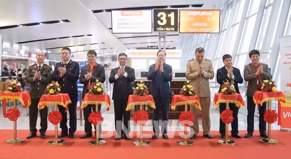 越捷开通河内飞往印尼雅加达和富国飞往韩国釜山两条国际航线 ảnh 1