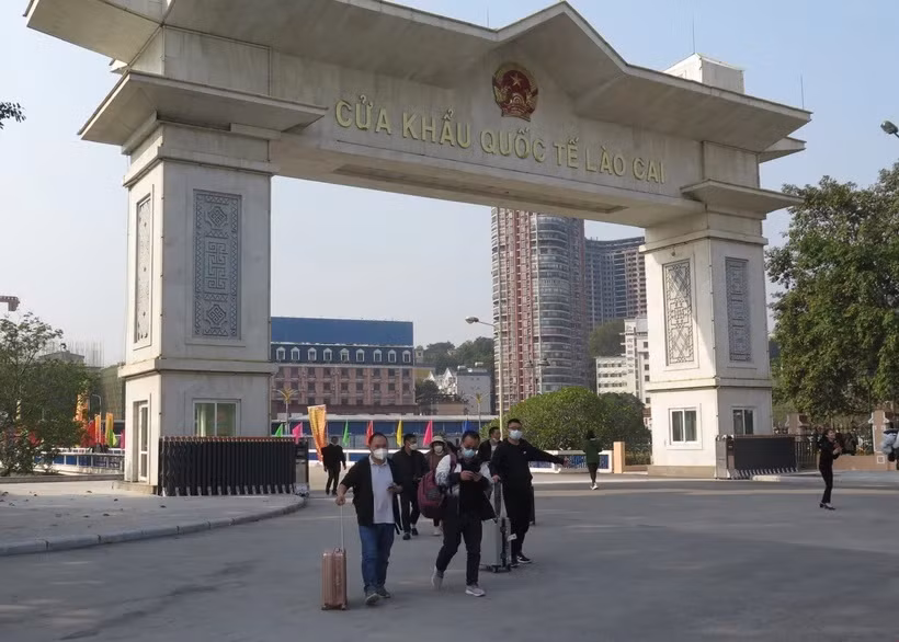 越中加强合作共建和平友好稳定共同发展的边界线 ảnh 1