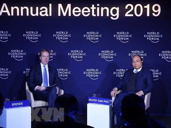 裴青山: 阮春福成功出席WEF Davos为2019年越南对外工作释放积极信号 ảnh 2