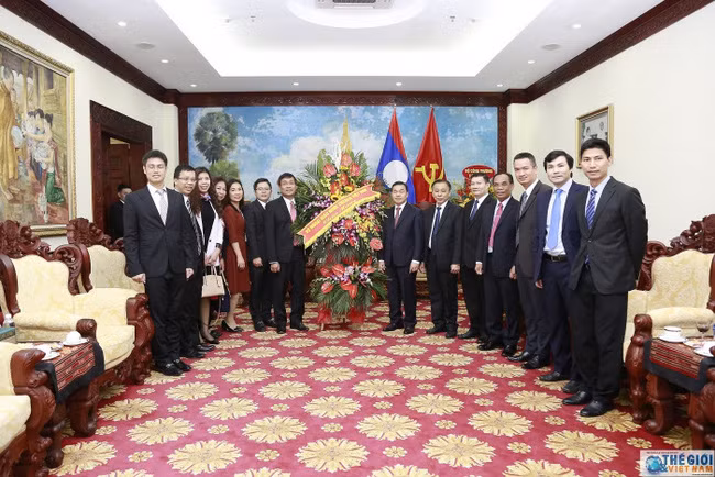 越南外交部庆祝老挝国庆44周年 ảnh 1