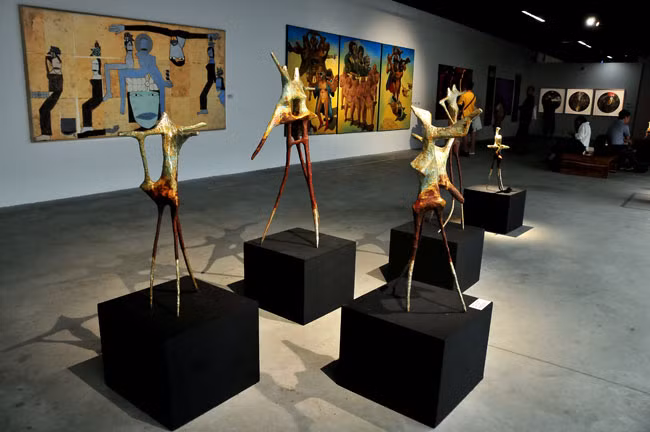 亚洲优秀艺人美术展在河内举行 ảnh 2