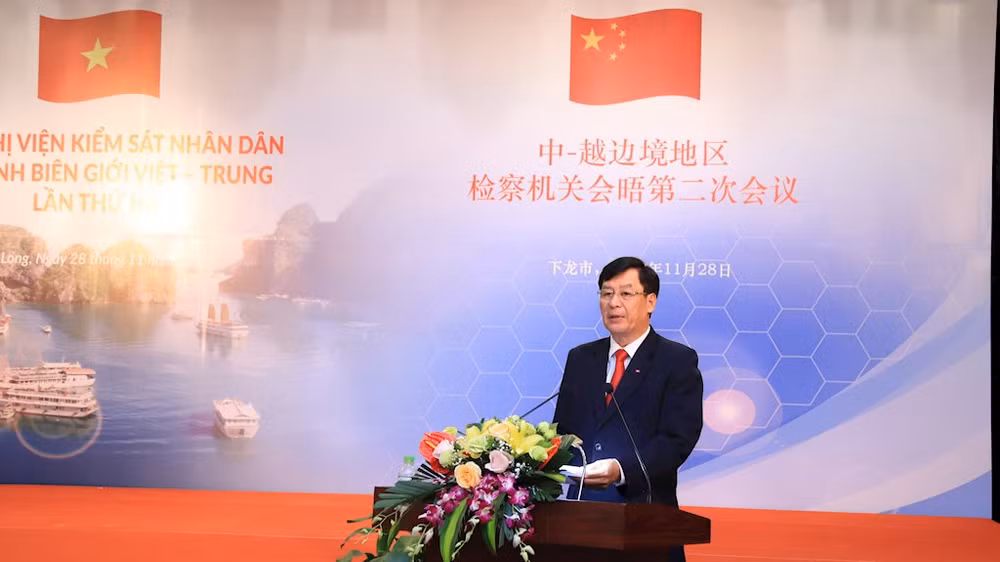 越中边境地区检察机关会晤第二次会议在广宁省举行 ảnh 1 越中边境地区检察机关会晤第二次会议在广宁省举行 ảnh 1