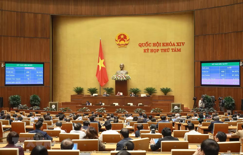 越南第十四届国会第八次会议今天进入最后一天的议程 ảnh 1 越南第十四届国会第八次会议今天进入最后一天的议程 ảnh 1