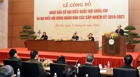 越南国会和各级人民议会换届选举将于5月22日举行 ảnh 1