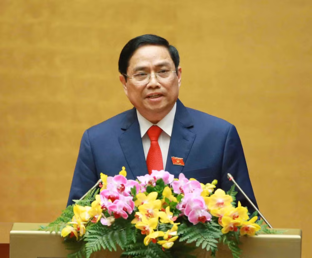 越南第十四届国会第十一次会议:范明政当选为2016-2021年任期政府总理 ảnh 1 越南第十四届国会第十一次会议:范明政当选为2016-2021年任期政府总理 ảnh 1