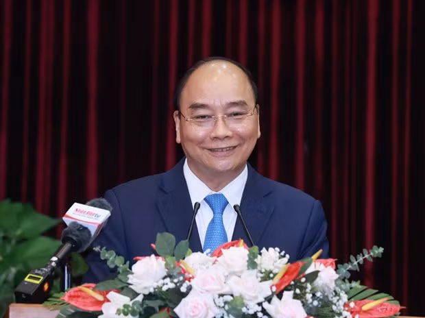 国家主席阮春福:希望广南省和岘港市成为中部地区经济增长的动力 ảnh 1 国家主席阮春福:希望广南省和岘港市成为中部地区经济增长的动力 ảnh 1