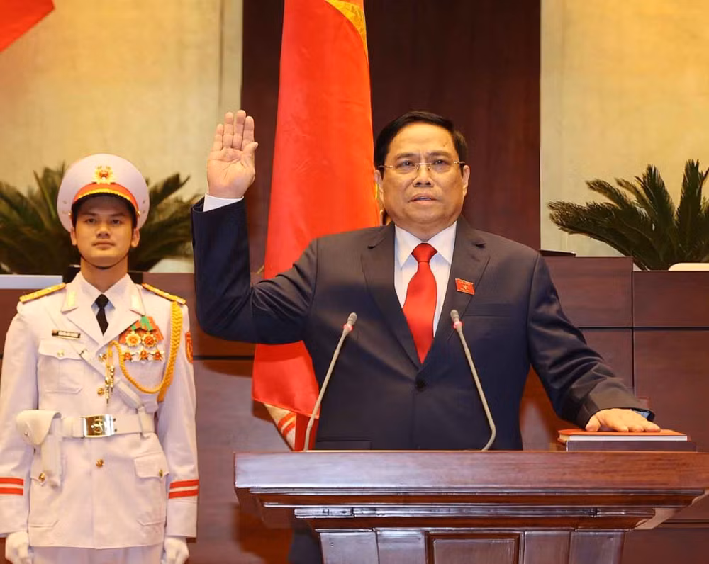 新一任越南政府总理范明正：建设民有、民治、民享的越南社会主义法治国家 ảnh 1