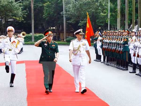 印度参谋长委员会主席苏尼尔•兰巴对越南进行正式友好访问 ảnh 1 印度参谋长委员会主席苏尼尔•兰巴对越南进行正式友好访问 ảnh 1