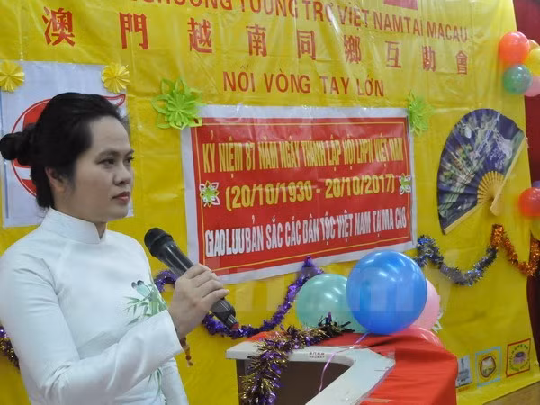 旅居中国澳门越南人喜庆越南妇女节 ảnh 1