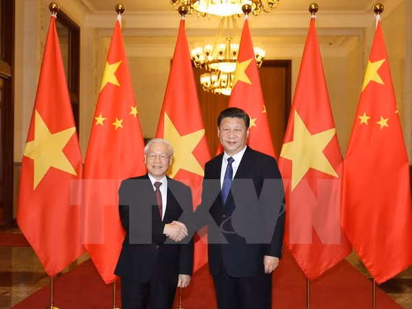 越共中央总书记阮富仲致电祝贺习近平再次当选中共中央总书记 ảnh 1 越共中央总书记阮富仲致电祝贺习近平再次当选中共中央总书记 ảnh 1