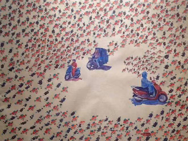 “城市年史”画展 宣纸上的民间色彩 ảnh 1
