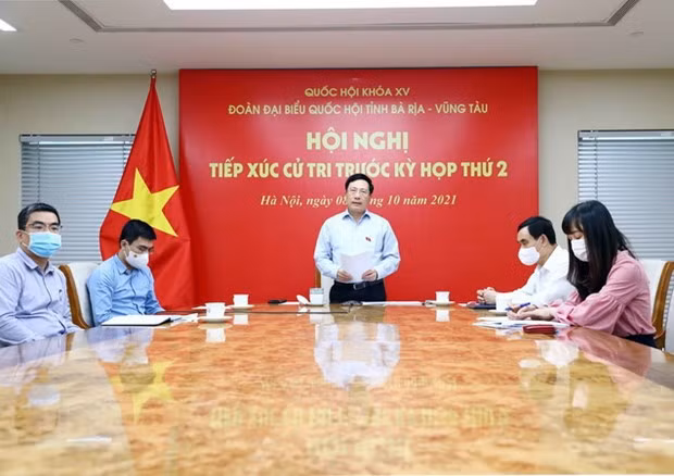 政府常务副总理范平明出席巴地头顿省选民接待活动 ảnh 1 政府常务副总理范平明出席巴地头顿省选民接待活动 ảnh 1