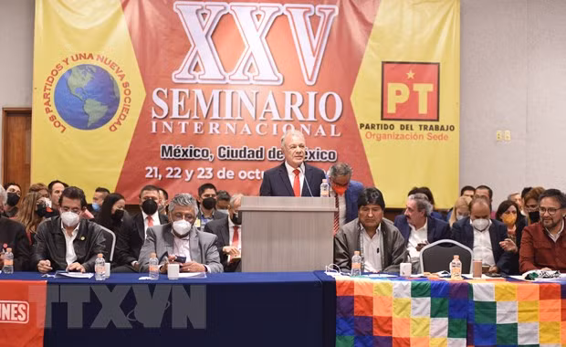 第25届“政党与新社会”国际研讨会上的政党高度赞赏阮富仲总书记的贺信 ảnh 1 第25届“政党与新社会”国际研讨会上的政党高度赞赏阮富仲总书记的贺信 ảnh 1