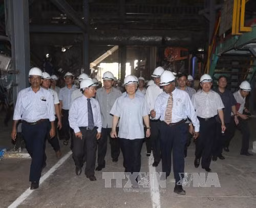 越共中央总书记阮富仲赴富安省调研 ảnh 3