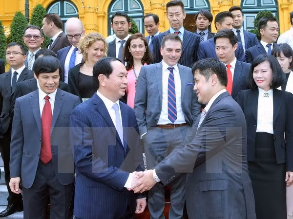 越南国家主席陈大光会见文莱王子阿都卡辉 ảnh 1 越南国家主席陈大光会见文莱王子阿都卡辉 ảnh 1