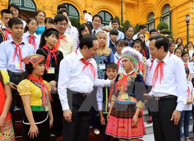国家主席陈大光:照顾、教育和保护儿童是具有战略性的问题 ảnh 1 国家主席陈大光:照顾、教育和保护儿童是具有战略性的问题 ảnh 1