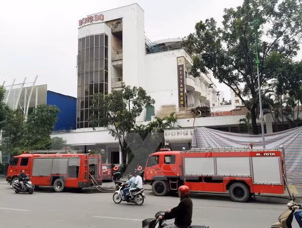 韩国向越南捐赠9辆二手消防车 ảnh 1