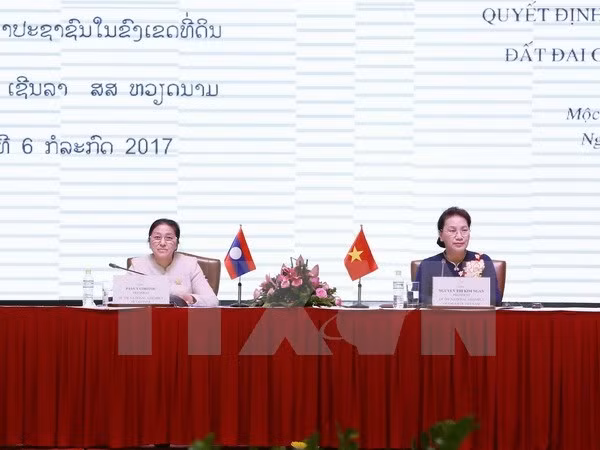 越老建交55周年:越老两国分享土地使用与管理经验 ảnh 1 越老建交55周年:越老两国分享土地使用与管理经验 ảnh 1