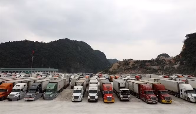 努力化解越中边境地区口岸货物拥堵问题 ảnh 1