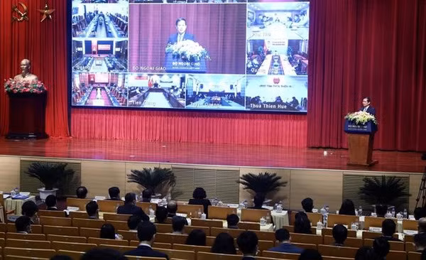 第20次全国外事工作会议以线上和线下相结合方式举行 ảnh 2