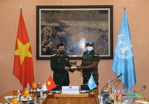 联合国检查维和工兵队的部署情况 ảnh 3