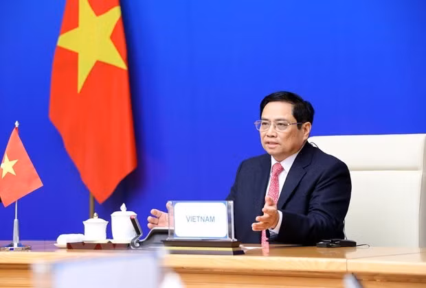 越南政府总理范明政就加强亚欧各国合作提出四项建议 ảnh 1