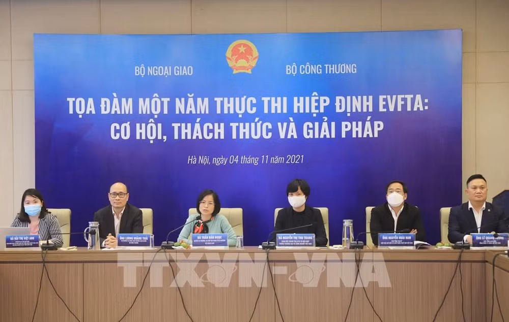 《越南与欧盟自由贸易协定》实施1周年：机遇、挑战和解决措施 ảnh 1