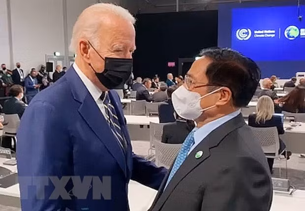 越南政府总理范明政出席《联合国气候变化框架公约》第二十六次缔约方大会世界领导人峰会 ảnh 1