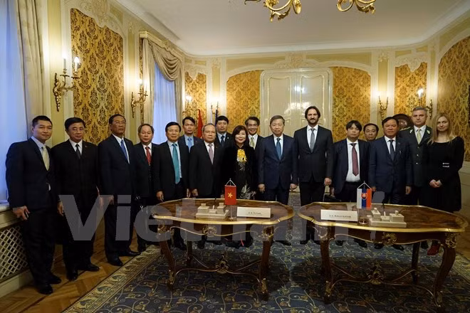 越南公安部长苏林访问斯洛伐克 ảnh 1