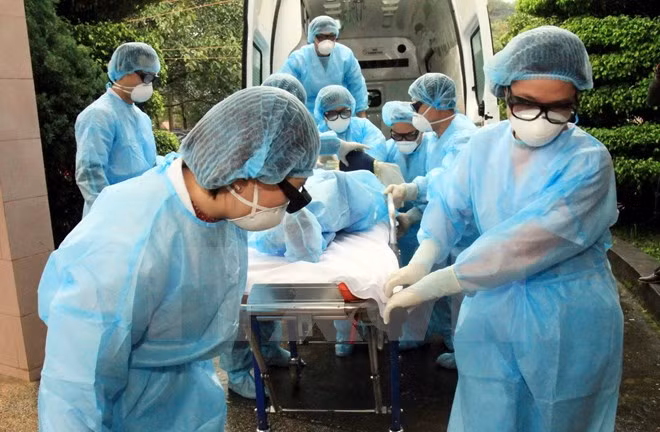 越南谅山省举行人感染禽流感应急处置演练 ảnh 1 越南谅山省举行人感染禽流感应急处置演练 ảnh 1