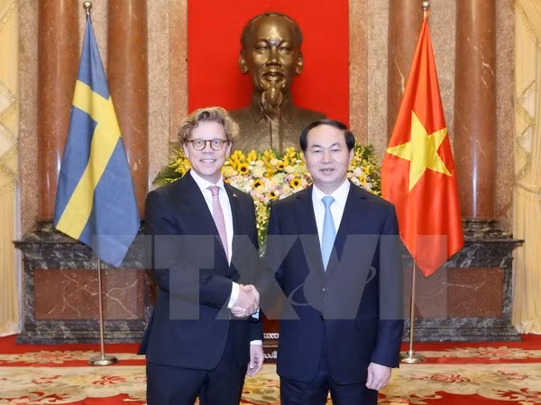 国家主席陈大光接受五国新任驻越大使递交国书 ảnh 5 国家主席陈大光接受五国新任驻越大使递交国书 ảnh 5