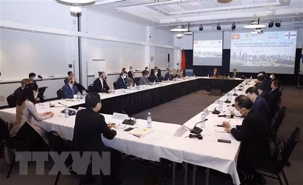 越南国会主席王廷惠出席越南与芬兰企业座谈会 ảnh 2 越南国会主席王廷惠出席越南与芬兰企业座谈会 ảnh 2
