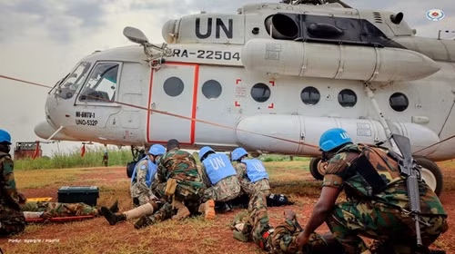 越南三号二级野战医院参加CASEVAC大规模演练 ảnh 5